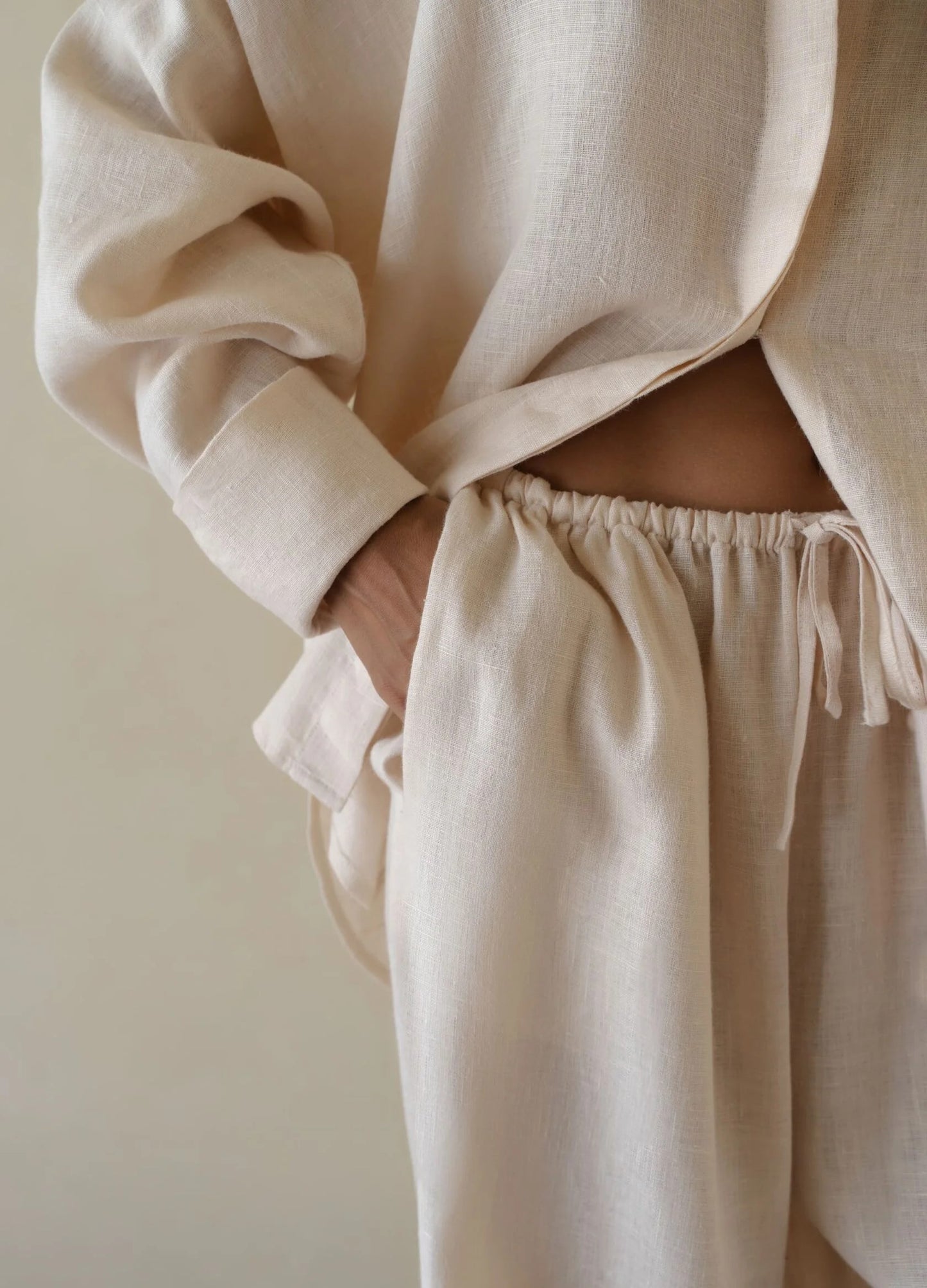 Linen Outfit for Women –  Shirt & Trousers