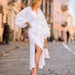 Robe longue en lin Cloud