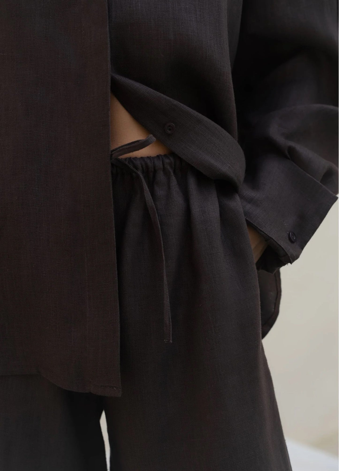 Natural Linen Set – Shirt & Trousers