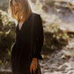 Boho front button muslin dress