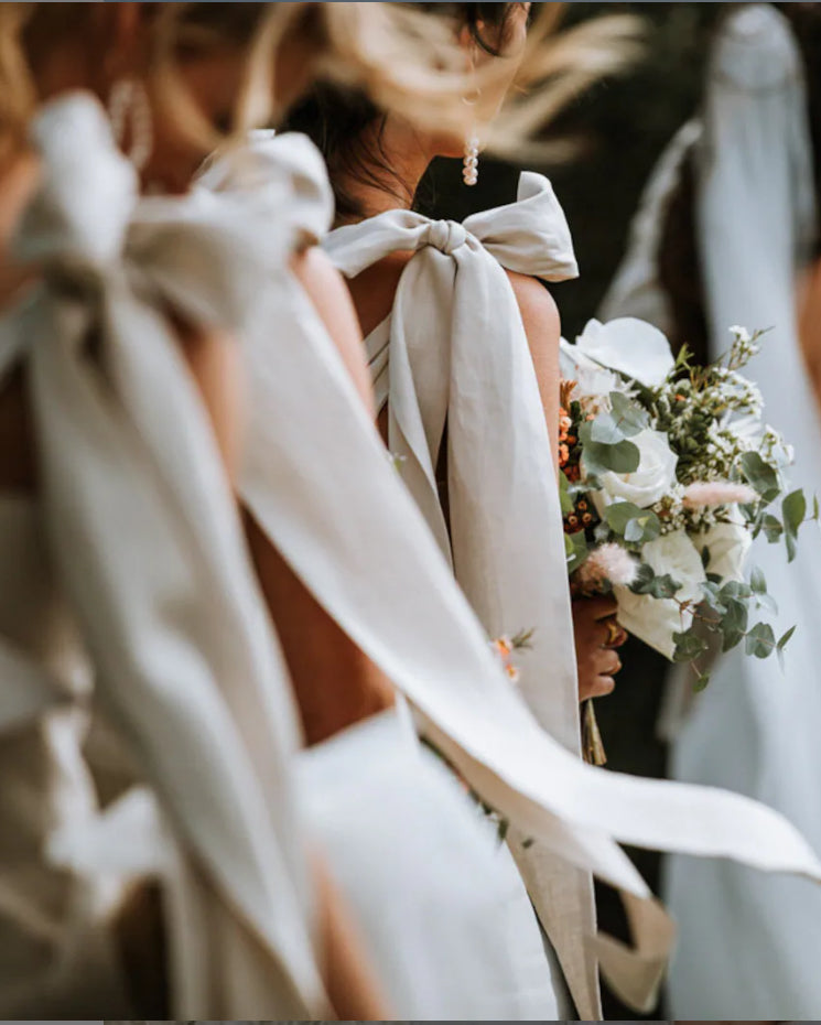 Elegant linen dress