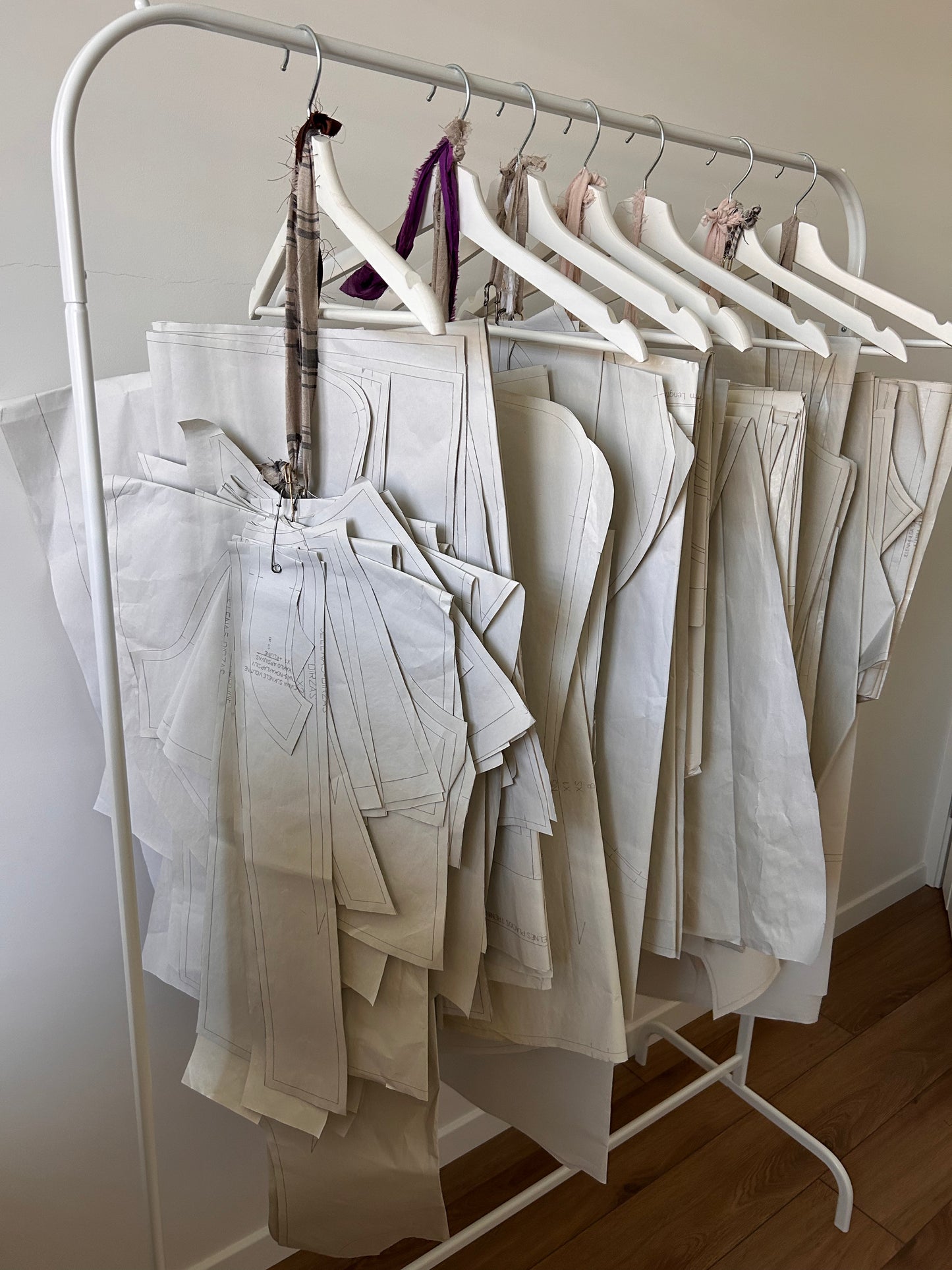 Blue Linen Wrap Dress Helen — Elegant Midi, Made-to-Order | Sustainable Muslin Option