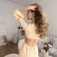 Robe longue en lin dos nu