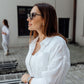 Robe chemise oversize en lin