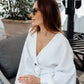 Robe en lin kimono