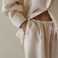 Milk linen outfit for women