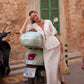 Two piece linen skirt set