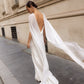 Silk chiffon scarf