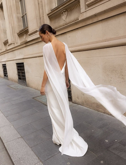 Custom silk chiffon scarf for Alina