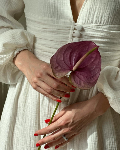 Robe élégante en mousseline