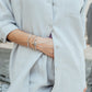 linen shirt front detail shell botton