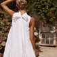 Mini bride linen dress