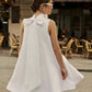 Mini bride linen dress