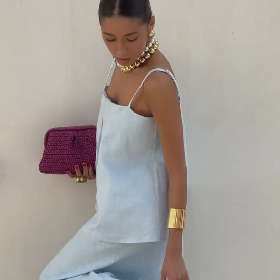Timeless linen summer set