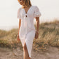 Robe mi-longue en lin