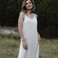 Slip robe longue CRÈME